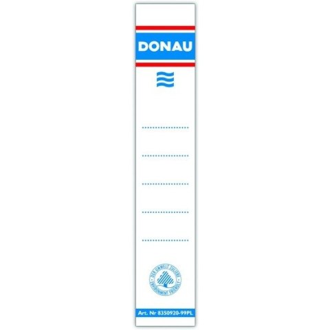 Etykiety na segregator Donau 28x153mm wsuwane (20)