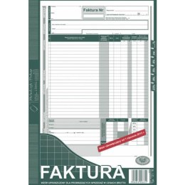 FAKTURA BRUTTO A4 (PEŁNA) (O+1K) MICHALCZYK I PROKOP