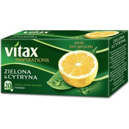 HERBATA VITAX INSPIRATIONS ZIELONA Z CYTRYNĄ (20)