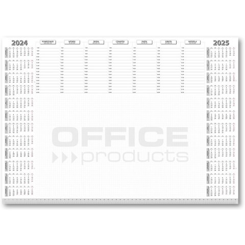 Biuwar na biurko Office Products 594x420mm 2024/2025