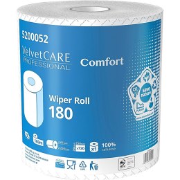 Czyściwo w rolce Velvet Care Professional 180m 2w celuloza białe