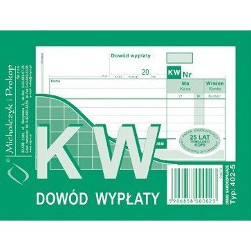 KW - DOWÓD WYPŁATY (WIELOKOPIA) MICHALCZYK I PROKOP A6