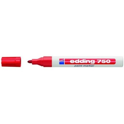 MARKER OLEJOWY EDDING 750 ALUMINIUM, CZERWONY