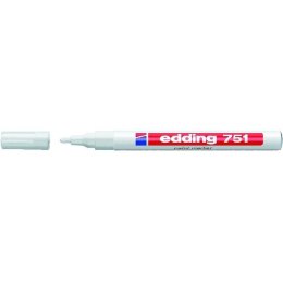 MARKER OLEJOWY EDDING 751 ALUMINIUM, BIAŁY