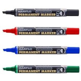 MARKER PERMANENTNY PENTEL NLF60, CZERWONY