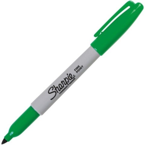 MARKER PERMANENTNY SHARPIE FINE, ZIELONY