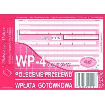 POLECENIE PRZELEWU A6 4-ODCINKI MIĘKKIE (O+3K) MICHALCZYK I PROKOP A6