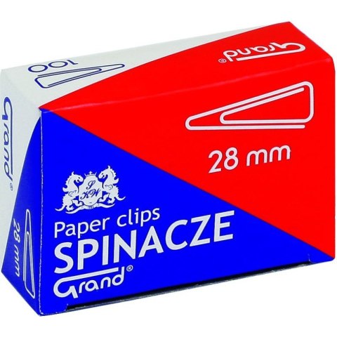 SPINACZE TRÓJKĄTNE 28 MM BIUROWE (100)