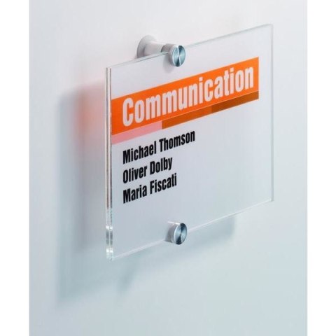 TABLICZKA INFORMACYJNA 210 X 210 MM DURABLE CRYSTAL SIGN