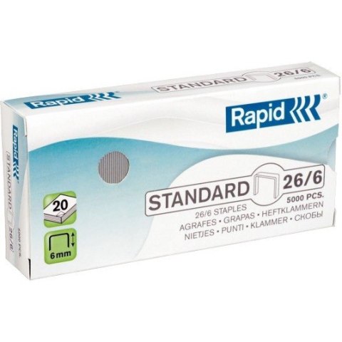 ZSZYWKI RAPID STANDARD 26/6 5000 SZT