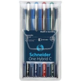 PIÓRA KULKOWE SCHNEIDER ONE HYBRID C 0.5 MM 4 KOLOR