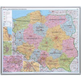 TABLICA MAPA ADMINISTRACYJNA 102.5 X 120 ALU 123