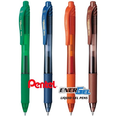 Pióro kulkowe Pentel EnerGel BL107 brązowe