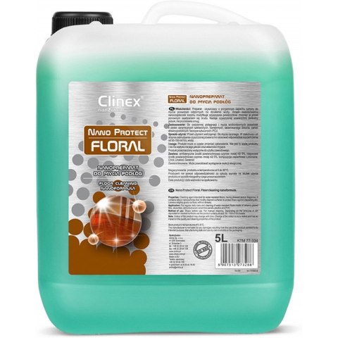 Preparat Clinex Nano Protect Floral 5L (do mycia p