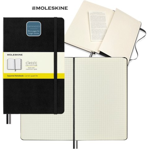 Notatnik Moleskine Classic L (13x21cm) kratka czarny