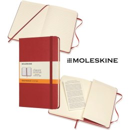 Notatnik Moleskine Classic M (11.5x18cm) linia czerwony