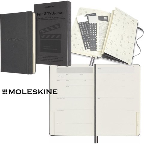 Notatnik Moleskine Film&TV Journal 13x21cm