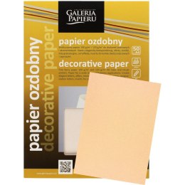 Papier ozdobny Galeria Papieru A4/120g Nature ciemnobeżowy (50)