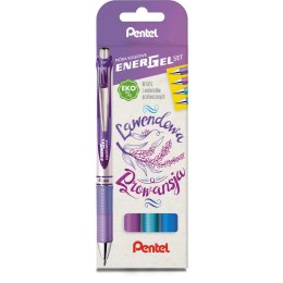 Pióra kulkowe Pentel EnerGel BL77 Lawendowa Prowansja (4)